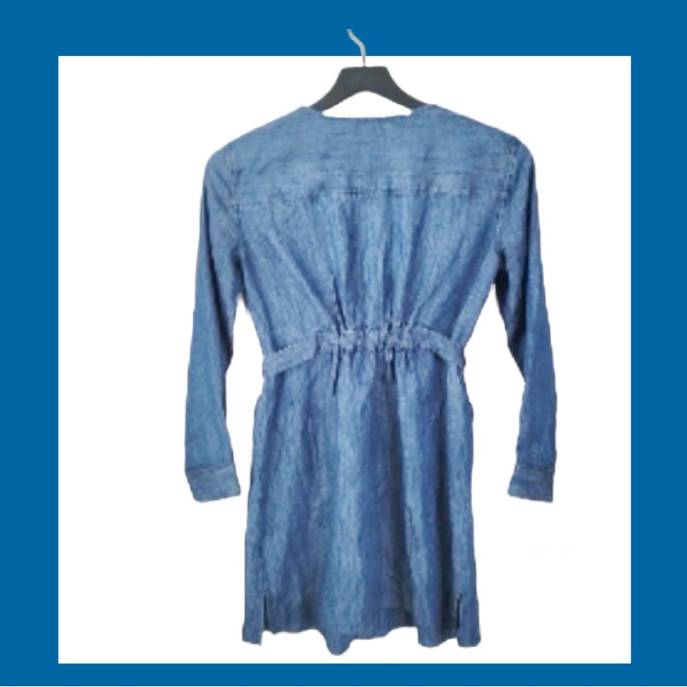 Club Monaco Denim Rahma Dress Sz 2 B84 - Picture 3 of 6